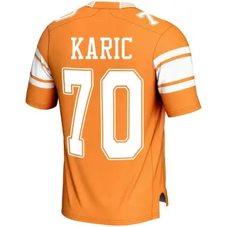 Game Men's Andrej Karic Tennessee Volunteers Replica Football Jersey - Orange