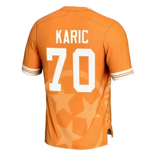 Game Men's Andrej Karic Tennessee Volunteers Replica Icon Print Football Jersey - Orange
