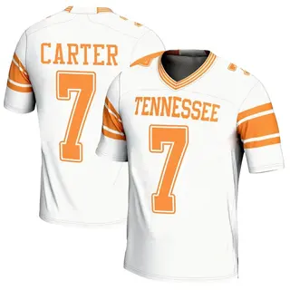 Game Men's Arion Carter Tennessee Volunteers Replica 2nd Football Jersey - White
