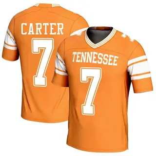 Game Men's Arion Carter Tennessee Volunteers Replica Football Jersey - Orange