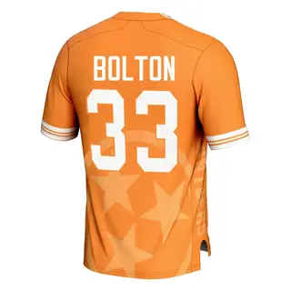 Game Men's Ben Bolton Tennessee Volunteers Replica Icon Print Football Jersey - Orange
