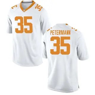 Game Men's Ben Petermann Tennessee Volunteers Nike College Jersey - White