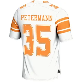 Game Men's Ben Petermann Tennessee Volunteers Replica 2nd Football Jersey - White