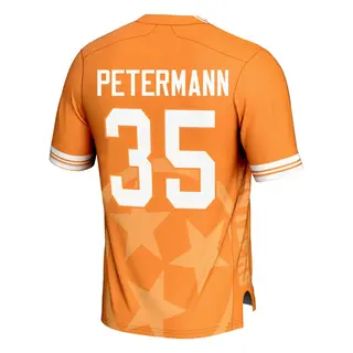 Game Men's Ben Petermann Tennessee Volunteers Replica Icon Print Football Jersey - Orange