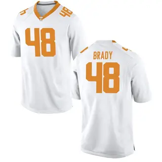 Game Men's Bennett Brady Tennessee Volunteers Nike College Jersey - White