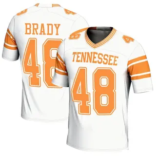 Game Men's Bennett Brady Tennessee Volunteers Replica 2nd Football Jersey - White