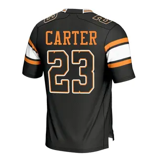 Game Men's Boo Carter Tennessee Volunteers Replica Football Jersey - Black