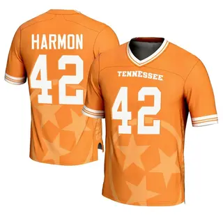 Game Men's Braylon Harmon Tennessee Volunteers Replica Icon Print Football Jersey - Orange