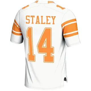 Game Men's Braylon Staley Tennessee Volunteers Replica 2nd Football Jersey - White