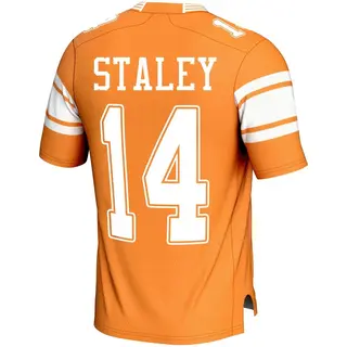 Game Men's Braylon Staley Tennessee Volunteers Replica Football Jersey - Orange