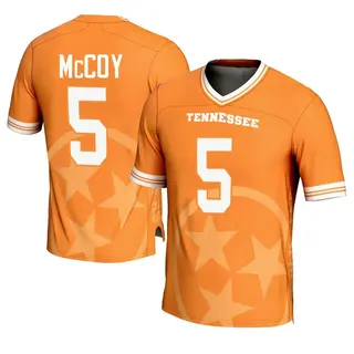 Game Men's Bru McCoy Tennessee Volunteers Replica Icon Print Football Jersey - Orange