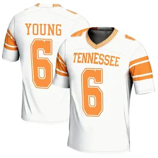 Game Men's Byron Young Tennessee Volunteers Replica 2nd Football Jersey - White