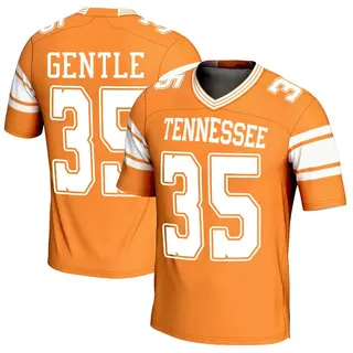 Game Men's Carson Gentle Tennessee Volunteers Replica Football Jersey - Orange