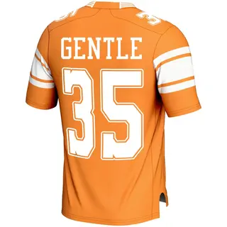 Game Men's Carson Gentle Tennessee Volunteers Replica Football Jersey - Orange