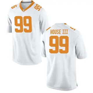 Game Men's Charles House III Tennessee Volunteers Nike College Jersey - White