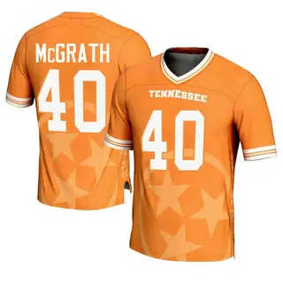 Game Men's Chase McGrath Tennessee Volunteers Replica Icon Print Football Jersey - Orange