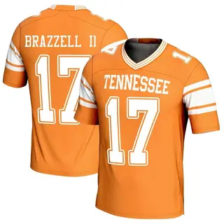 Game Men's Chris Brazzell II Tennessee Volunteers Replica Football Jersey - Orange