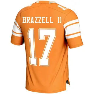 Game Men's Chris Brazzell II Tennessee Volunteers Replica Football Jersey - Orange