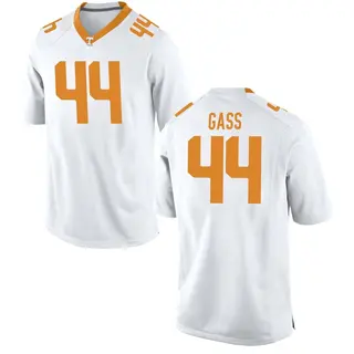 Game Men's Christian Gass Tennessee Volunteers Nike College Jersey - White
