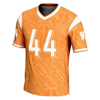 Game Men's Christian Gass Tennessee Volunteers Replica Highlight Print Football Jersey - Orange