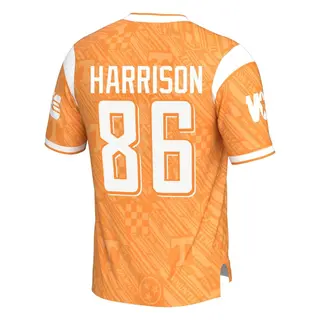 Game Men's Cole Harrison Tennessee Volunteers Replica Highlight Print Football Jersey - Orange