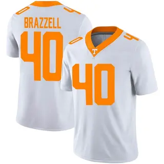 Game Men's Colin Brazzell Tennessee Volunteers Nike Football Jersey - White