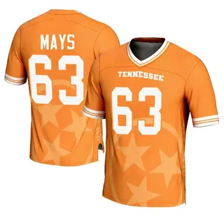 Game Men's Cooper Mays Tennessee Volunteers Replica Icon Print Football Jersey - Orange