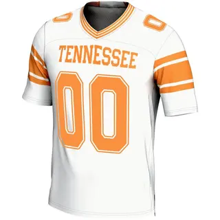 Game Men's Custom Tennessee Volunteers Replica 2nd Football Jersey - White