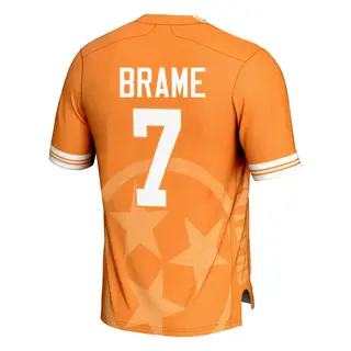 Game Men's Dasaahn Brame Tennessee Volunteers Replica Icon Print Football Jersey - Orange