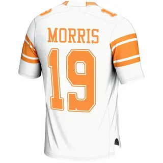 Game Men's Daune Morris Tennessee Volunteers Replica 2nd Football Jersey - White