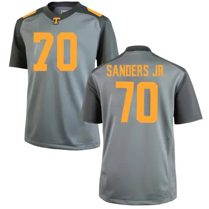 Game Men's David Sanders Jr. Tennessee Volunteers College Jersey - Gray
