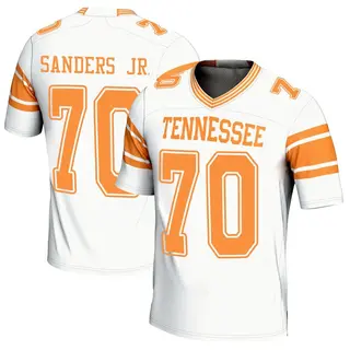 Game Men's David Sanders Jr. Tennessee Volunteers Replica 2nd Football Jersey - White