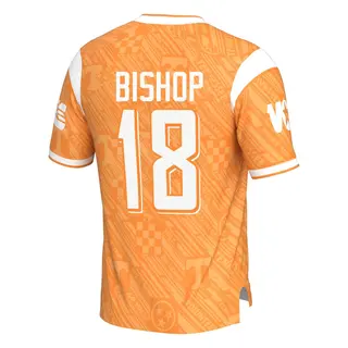 Game Men's DeSean Bishop Tennessee Volunteers Replica Highlight Print Football Jersey - Orange