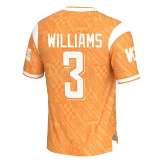 Game Men's Dee Williams Tennessee Volunteers Replica Highlight Print Football Jersey - Orange