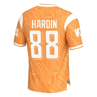 Game Men's Deon Hardin Tennessee Volunteers Replica Highlight Print Football Jersey - Orange