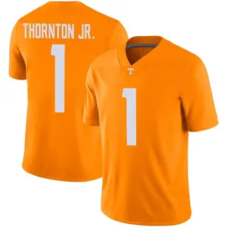Game Men's Dont'e Thornton Jr. Tennessee Volunteers Nike Football Jersey - Orange