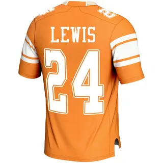 Game Men's Dylan Lewis Tennessee Volunteers Replica Football Jersey - Orange