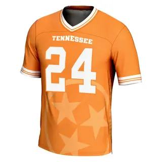 Game Men's Dylan Lewis Tennessee Volunteers Replica Icon Print Football Jersey - Orange