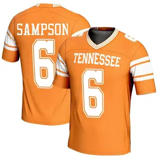 Game Men's Dylan Sampson Tennessee Volunteers Replica Football Jersey - Orange