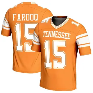 Game Men's Edrees Farooq Tennessee Volunteers Replica Football Jersey - Orange