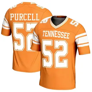 Game Men's Eli Purcell Tennessee Volunteers Replica Football Jersey - Orange