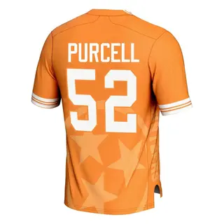 Game Men's Eli Purcell Tennessee Volunteers Replica Icon Print Football Jersey - Orange