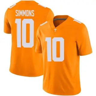 Game Men's Elijah Simmons Tennessee Volunteers Nike Football Jersey - Orange