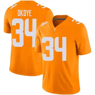 Game Men's Emmanuel Okoye Tennessee Volunteers Nike Football Jersey - Orange