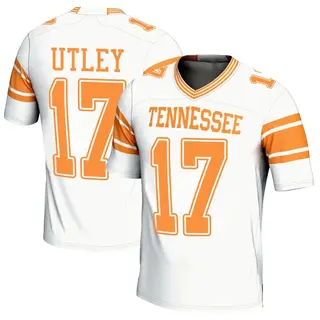 Game Men's Ethan Utley Tennessee Volunteers Replica 2nd Football Jersey - White