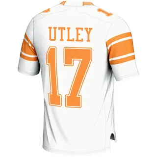 Game Men's Ethan Utley Tennessee Volunteers Replica 2nd Football Jersey - White