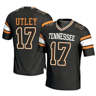 Game Men's Ethan Utley Tennessee Volunteers Replica Football Jersey - Black