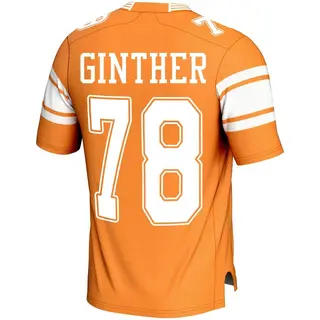 Game Men's Gage Ginther Tennessee Volunteers Replica Football Jersey - Orange