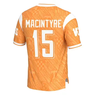 Game Men's George MacIntyre Tennessee Volunteers Replica Highlight Print Football Jersey - Orange