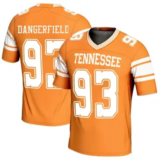 Game Men's Grady Dangerfield Tennessee Volunteers Replica Football Jersey - Orange